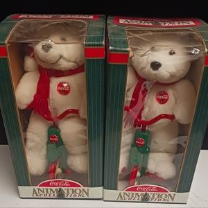 Vintage 1998 Coca Cola Coke Tricycle Christmas Xmas Polar Bears